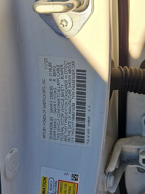 2021 Honda Accord LX