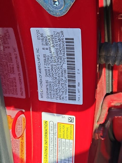 2020 Honda Accord Sport