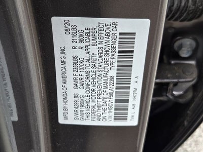 2020 Honda Accord EX-L