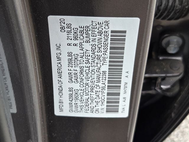2020 Honda Accord EX-L