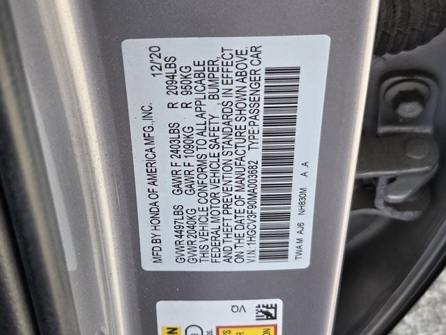 2021 Honda Accord Hybrid Touring