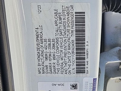 2024 Honda Accord LX