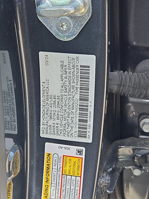 2024 Honda Accord EX