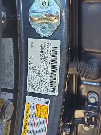 2025 Honda Accord SE