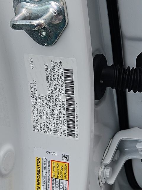 2025 Honda Accord SE