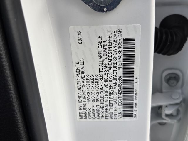 2025 Honda Accord SE