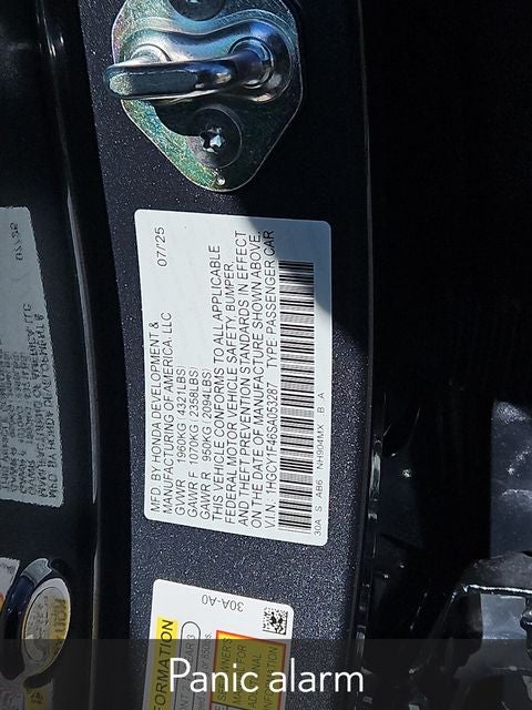 2025 Honda Accord SE