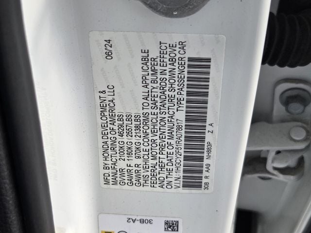 2024 Honda Accord Hybrid Sport