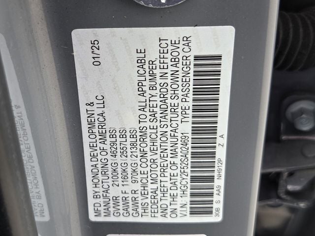 2025 Honda Accord Hybrid Sport