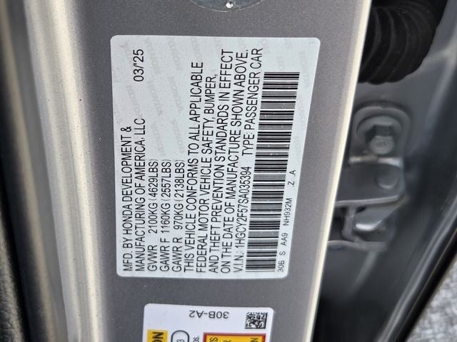 2025 Honda Accord Hybrid Sport