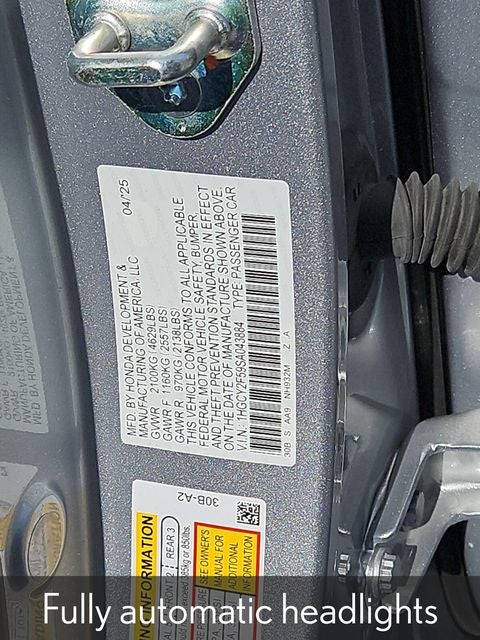 2025 Honda Accord Hybrid Sport