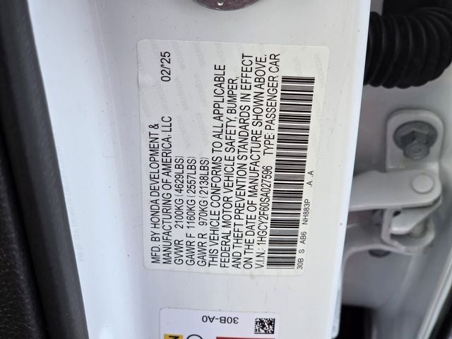 2025 Honda Accord Hybrid EX-L