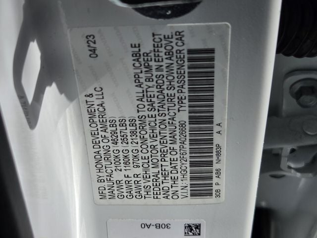 2023 Honda Accord Hybrid EX-L