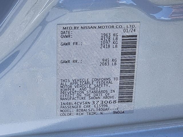 2024 Nissan Altima 2.5 SR