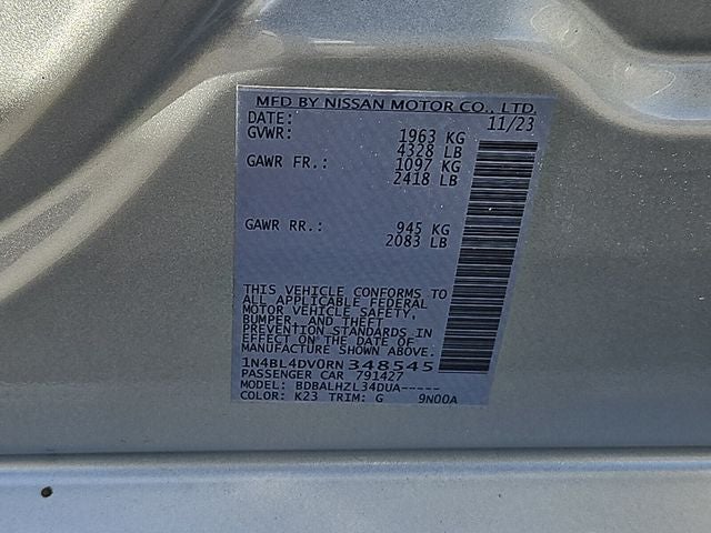 2024 Nissan Altima 2.5 SV