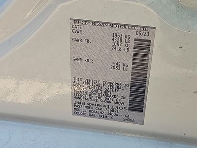 2023 Nissan Altima 2.5 SV