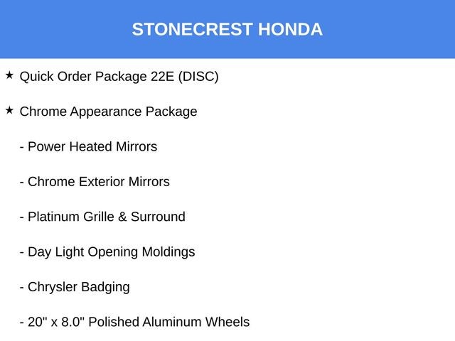 2019 Chrysler 300 Touring