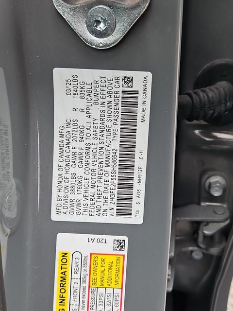 2025 Honda Civic Sport