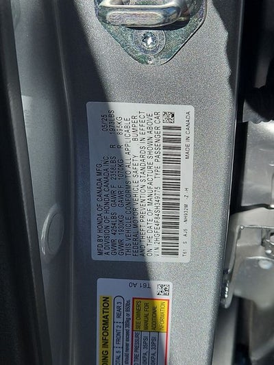 2025 Honda Civic Hybrid Sport Touring