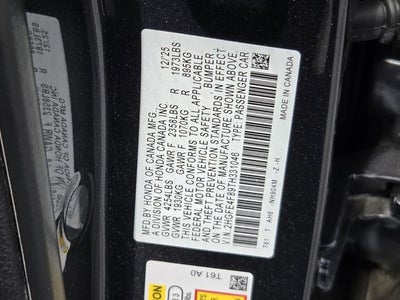 2026 Honda Civic Hybrid Sport