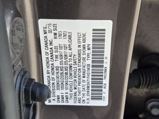 2015 Honda CR-V EX-L