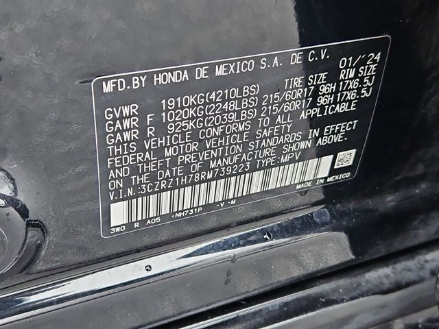 2024 Honda HR-V EX-L