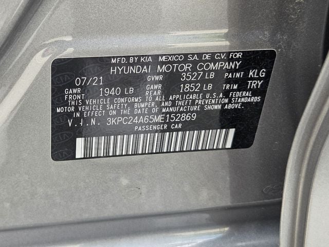 2021 Hyundai Accent SE