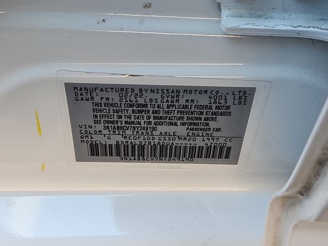 2022 Nissan Sentra SV