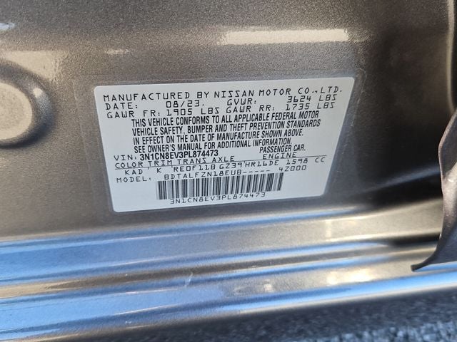 2023 Nissan Versa 1.6 SV