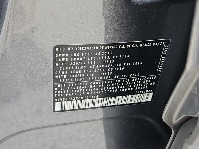 2023 Volkswagen Tiguan 2.0T SE