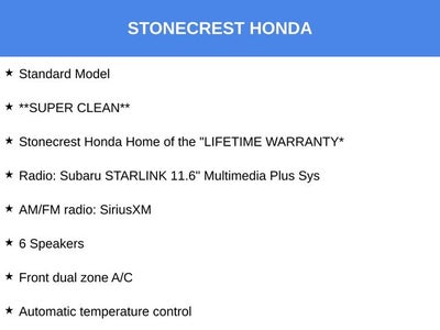 2023 Subaru Legacy Premium