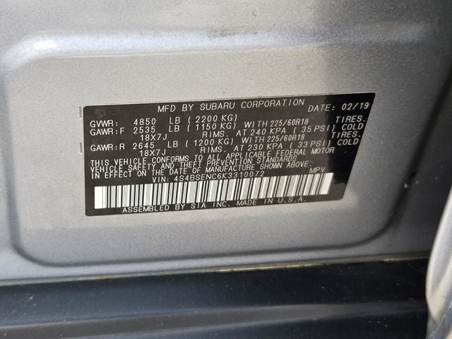 2019 Subaru Outback 3.6R Limited
