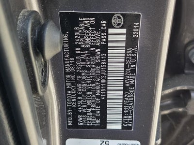 2018 Toyota Camry SE