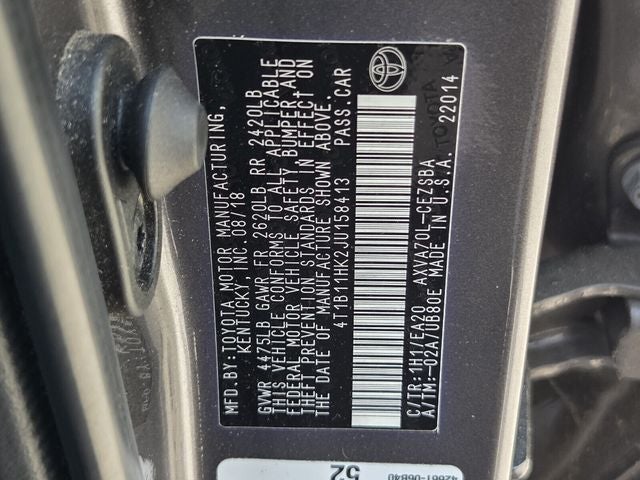2018 Toyota Camry SE