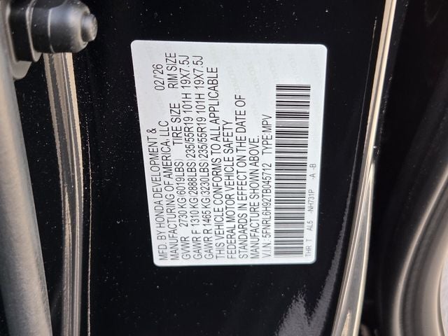 2026 Honda Odyssey Elite