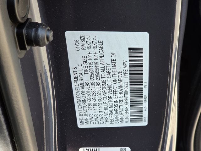 2026 Honda Odyssey Elite