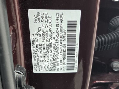 2022 Honda Pilot Special Edition