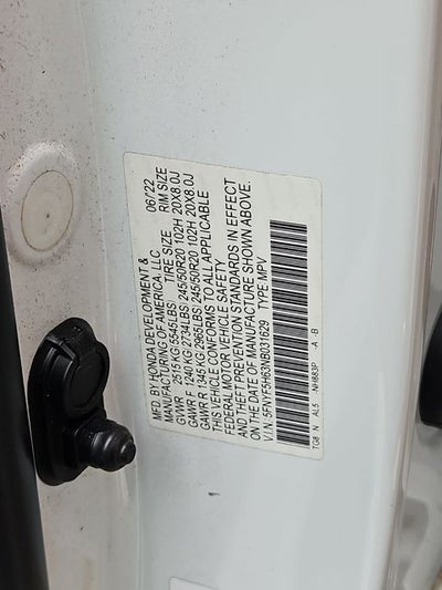 2022 Honda Pilot Touring 7 Passenger