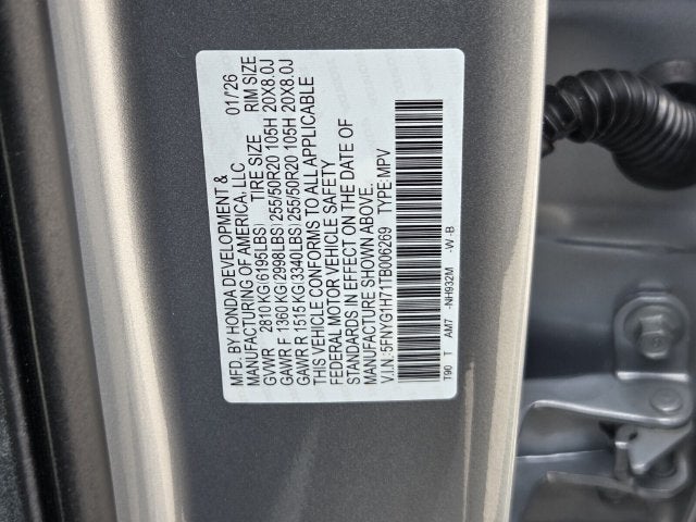 2026 Honda Pilot Touring