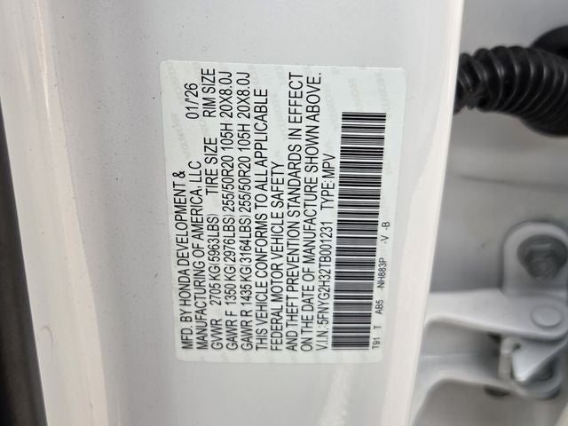 2026 Honda Pilot Sport