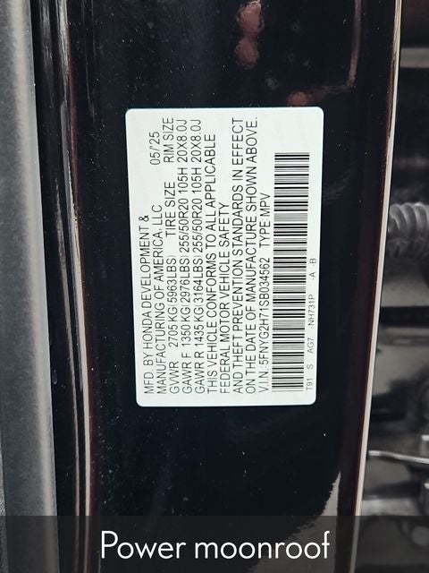 2025 Honda Pilot Touring