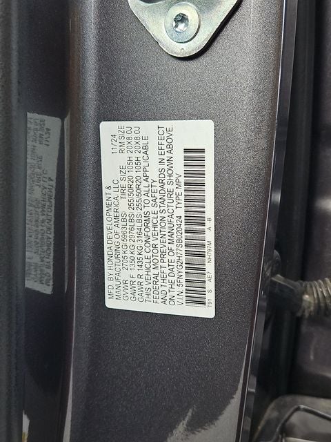 2025 Honda Pilot Touring