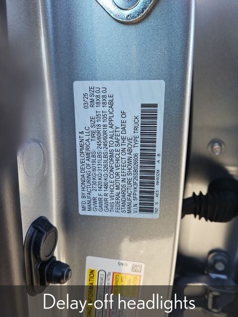 2025 Honda Ridgeline Sport