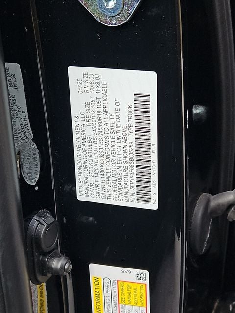 2025 Honda Ridgeline TrailSport