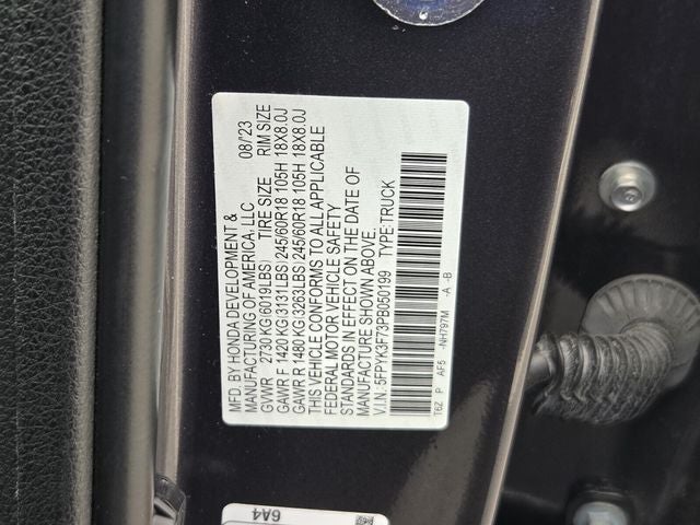 2023 Honda Ridgeline RTL-E
