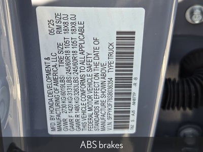 2025 Honda Ridgeline TrailSport+