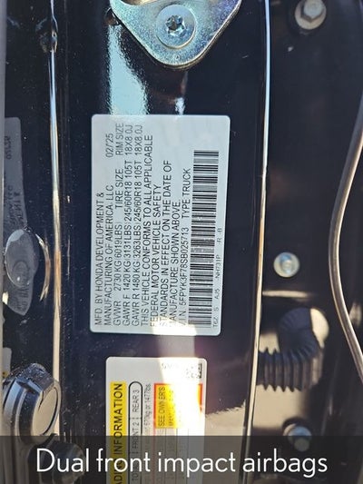 2025 Honda Ridgeline TrailSport+