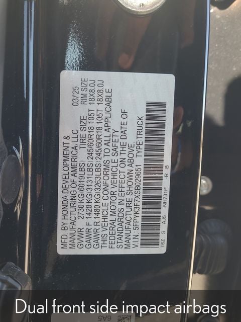 2025 Honda Ridgeline TrailSport+