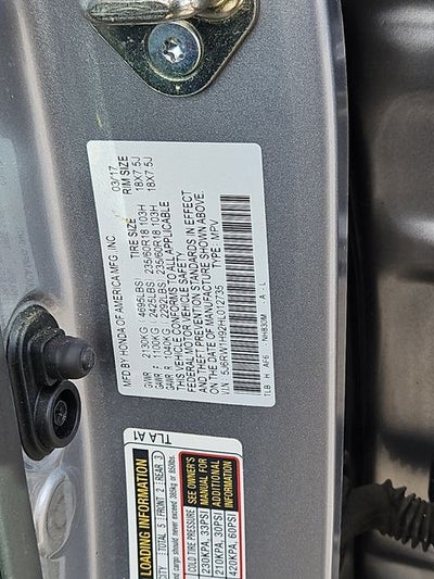 2017 Honda CR-V Touring