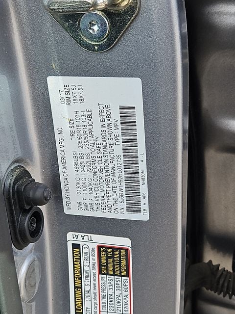 2017 Honda CR-V Touring